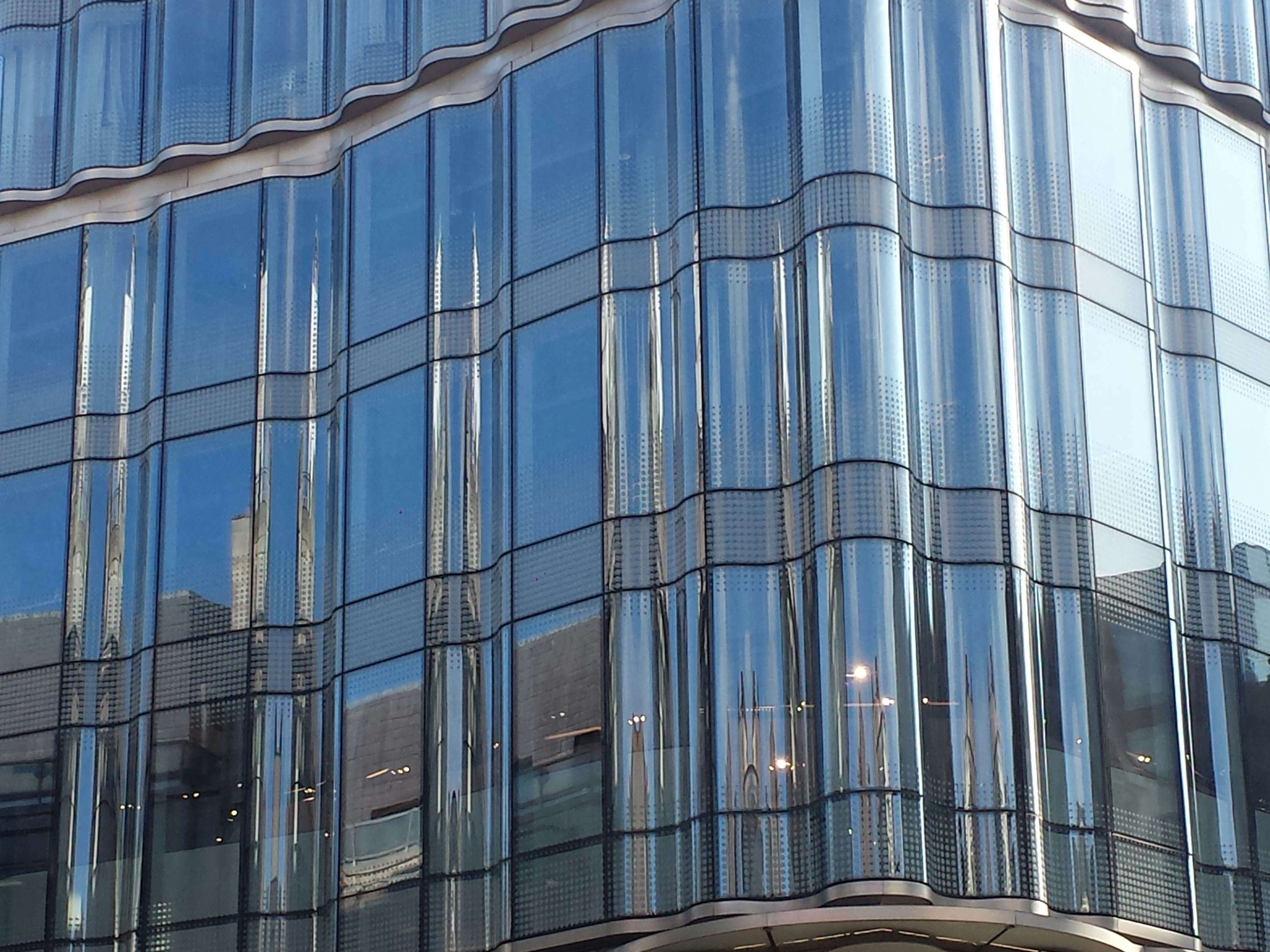 Windows with film buildup